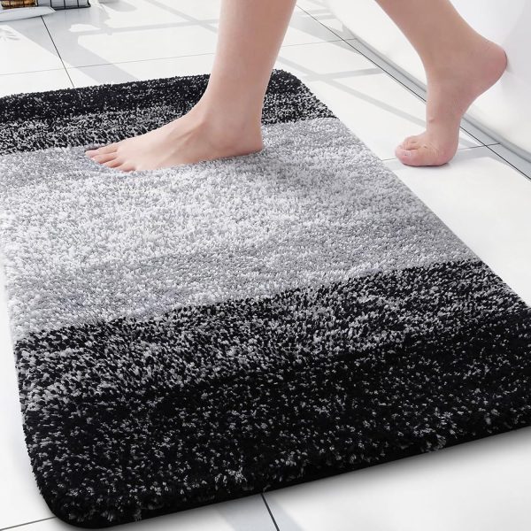 Plush Microfiber Bathroom Mat