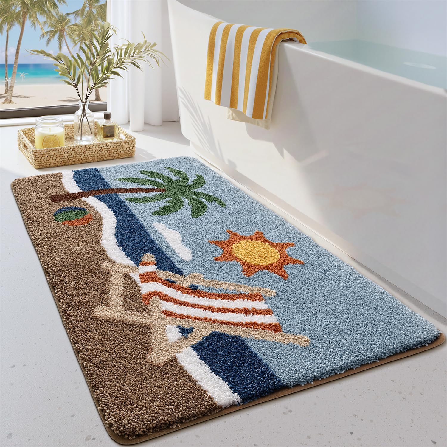 Short-Pile Low-Absorbency Bathroom Mat - Image 2